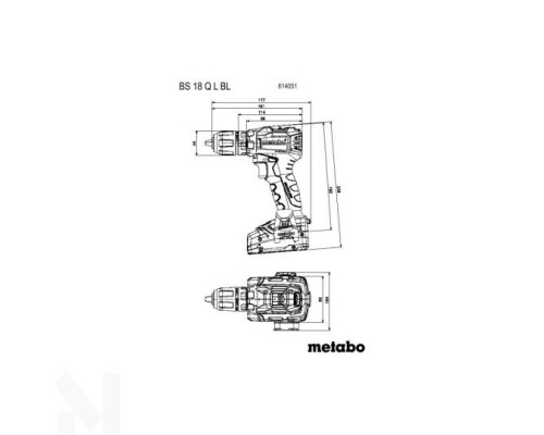 Дриль-шуруповерт акумуляторний Metabo BS 18 L