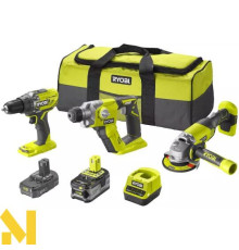 Набір інструментів акумуляторних RYOBI ONE+ RCK183C-242S