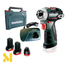 Дриль-шуруповерт акумуляторний Metabo PowerMaxx BS BL Q (601749500)