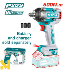 Гайковерт ударний акумуляторний TOTAL TIWLI20501 (без АКБ та ЗП)