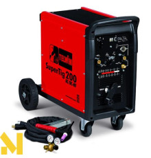 Зварювальний інвертор Telwin Supertig 200 230V Tig з аксесуарами (832159)