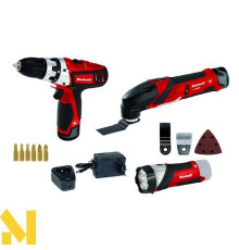 Набір інструментів акумуляторних Einhell TE-TK 12 Li Kit (TE-CD 12 Li + TE-MG 12 Li + Led)