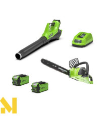 Набір інструментів акумуляторних GreenWorks G40AB + GD40CS40