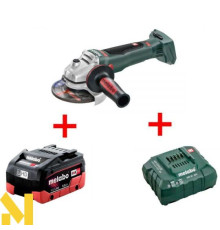 Болгарка (кутова шліфмашина) акумуляторна Metabo WB 18 LTX BL 125 Quick