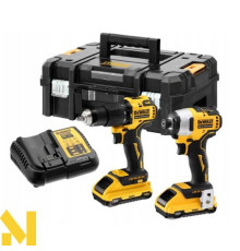 Набір з 2-ох інструментів DeWalt DCK2062L2T