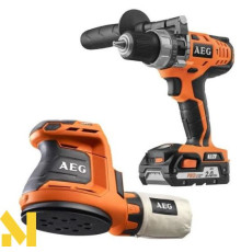 Комбо набір AEG BSB 18CBL + BEX 18-125 Li