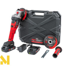 Болгарка (кутова шліфмашина) акумуляторна RED TECHNIC RTSZK0140