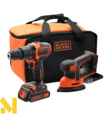 Набір з двох інструментів Black&Decker BCK23S1S