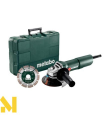 Болгарка (шліфмашина кутова) Metabo W 750-125 Set (603605510)