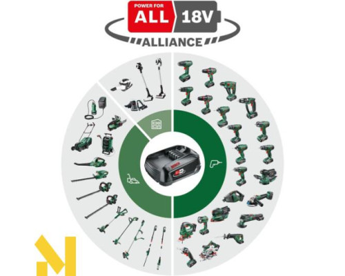 Дриль-шуруповерт ударний акумуляторний Bosch Easy Impact 18V-40 з набором аксесуарів X-line 35 шт (06039D8109)