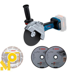 Болгарка (кутова шліфумашина) акумуляторна Bosch GWS 18V-180 P Professional (06019H6L01) (без АКБ та ЗП)
