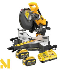 Пила торцювальна акумуляторна безщіткова DeWALT DCS781X2