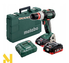Дриль-шуруповерт акумуляторний Metabo BS 18 LT BL Q LiHD (2x4.0 Аг + ЗП + кейс)