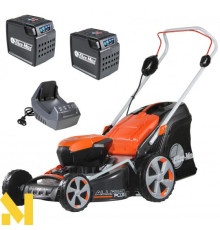Газонокосарка акумуляторна Oleo-Mac GI 48 P (комплект з 2 АКБ 5 Аг)