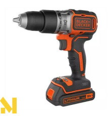 Дриль-шурупокрут акумуляторний ударний BLACK&DECKER BL188KB