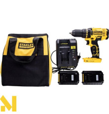 Дриль-шуруповерт акумуляторний STANLEY FATMAX FMC601C2S
