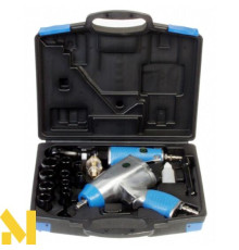 Набір інструментів пневматичних Airpress 45463-4 + торцеві головки 1/2, 1/4