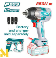 Гайковерт ударний акумуляторний TOTAL TIWLI20851 (без АКБ та ЗП)