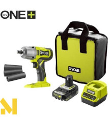 Гайковерт акумуляторний ударний Ryobi ONE+ RIW18-1C20SA3