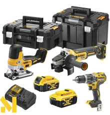 Набір інструментів акумуляторних DeWALT DCK329P2T (DCD796 + DCS335 + DCG405)