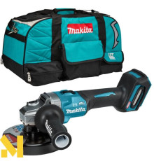 Болгарка (кутова шліфмашина) акумуляторна Makita XGT 40 V MAX Makita GA035GZ + сумка 831278-2 (без АКБ та ЗП)