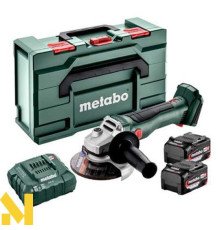 Болгарка (кутова шліфмашина) акумуляторна Metabo W 18 L BL 9-125