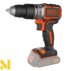 Дриль-шурупокрут ударний акумуляторний Black&Decker BL188N (без АКБ та ЗП)