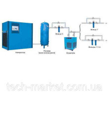 Компресор F55 + Осушувач + Ресівер 900л