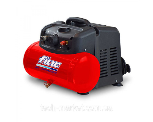 Безмасляный поршневой компрессор Vрес=6л, 160л/мин, 220V, 1 кВт FIAC