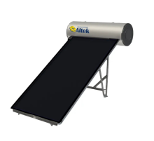 Система сонячного нагріву води з пласким колектором та баком LIGERO 150