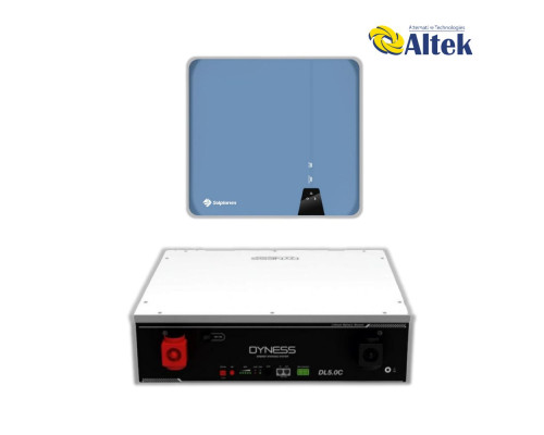 Гібридна станція Solplanet ASW 6K-H-S2, Dyness DL5.0C, 48V – 5.12 кВт