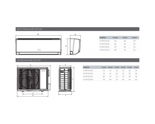 Настінна спліт-система (кондиціонер) Cooper&Hunter Arctic Inverter NG (GEN VI) CH-S12FTXLA2-NG