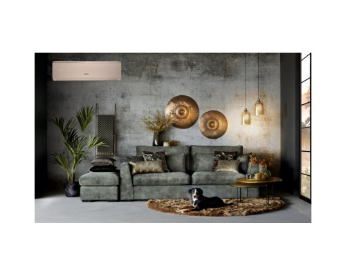 Настінна спліт-система (кондиціонер) GREE Lomo Inverter GWH18QD-K6DND2D Golden