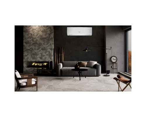 Настінна спліт-система (кондиціонер) GREE Lomo Inverter GWH24QE-K6DND2E Silver