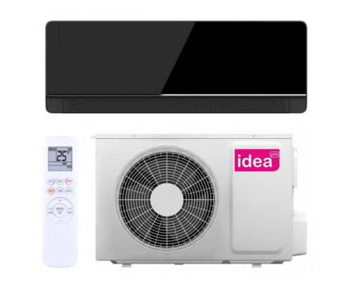 Інверторна настінна спліт-система (кондиціонер) IdeaPro Breeze Black IPA-09HRM-FN8
