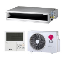 Канальна низьконапірна спліт-система (кондиціонер) LG Ultra Inverter R32 CL12R/UU12WR
