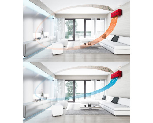 Інверторна настінна спліт-система (кондиціонер) Mitsubishi Electric Premium Inverter MSZ-LN25VG2R/MUZ-LN25VG2