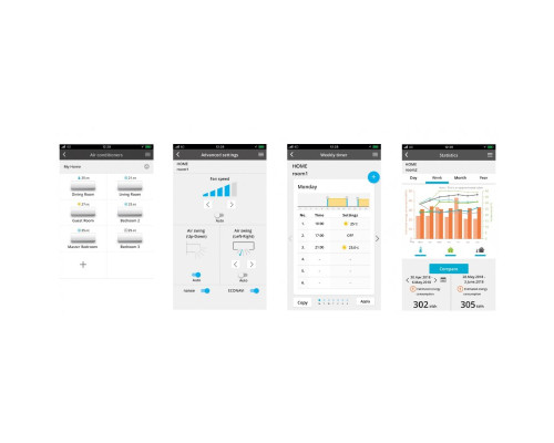 Інверторна настінна спліт-система (кондиціонер) Panasonic Etherea Black CS-XZ35ZKEW-H/CU-Z35ZKE