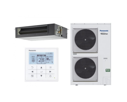 Канальна середньонапірна спліт-система (кондиціонер) Panasonic PACi Elite S-125PF1E5B/U-125PZH2E8/CZ-RTC5B