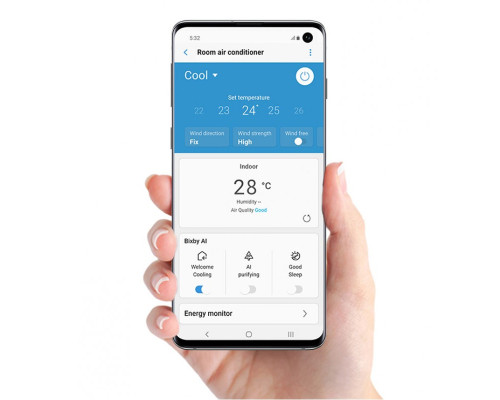 Внутрішній настінний блок кондиціонера Samsung AR07TXCAAWKN (EU/UA) GEO WindFree WiFi+MDS