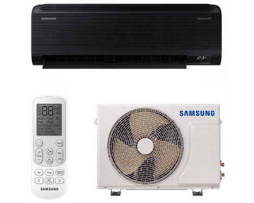 Інверторна настінна спліт-система (кондиціонер) Samsung GEO Wind Free Mass Wi-Fi (Black Diamond) AR18BXFAMWKNUABDK