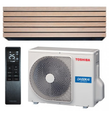 Інверторна настінна спліт-система (кондиціонер) Toshiba Daiseikai 10 Wood RAS-B10S4KVDG-E/RAS-10S4AVPG-E