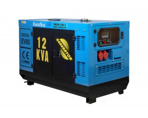 Дизельний генератор EnerSol SKDS-12E-3В