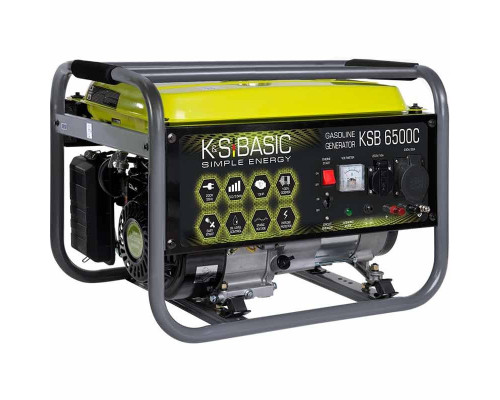 Генератор бензиновий Konner&Sohnen KSB 6500C