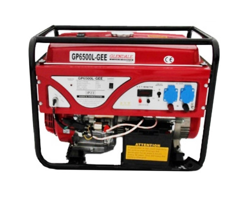 Генератор бензиновий Glendale GP6500L-GEE/3 АКБ