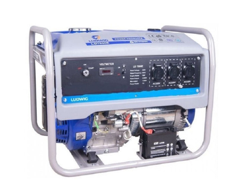 Генератор бензиновий GEWILSON LD7500E