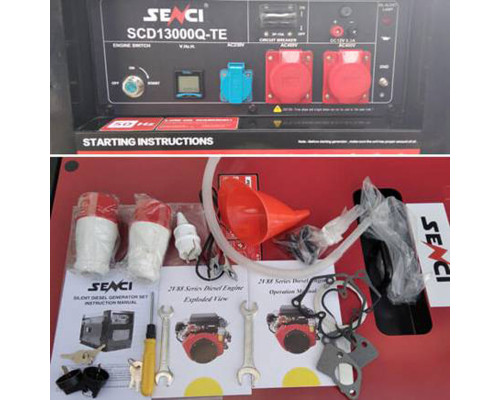 Генератор дизельний Senci SCD 13000 Q TE