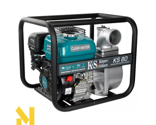 Мотопомпа для чистої води Konner&Sohnen KS 80