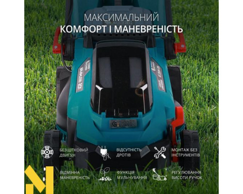 Газонокосарка акумуляторна Konner&Sohnen KS 33LM-20V SET