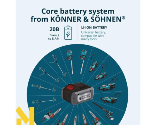 Тример акумуляторний Konner&Sohnen KS BCT-40V SET